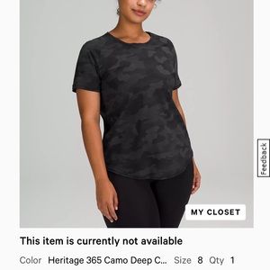 Lululemon Rise and Run Short Sleeve shirt